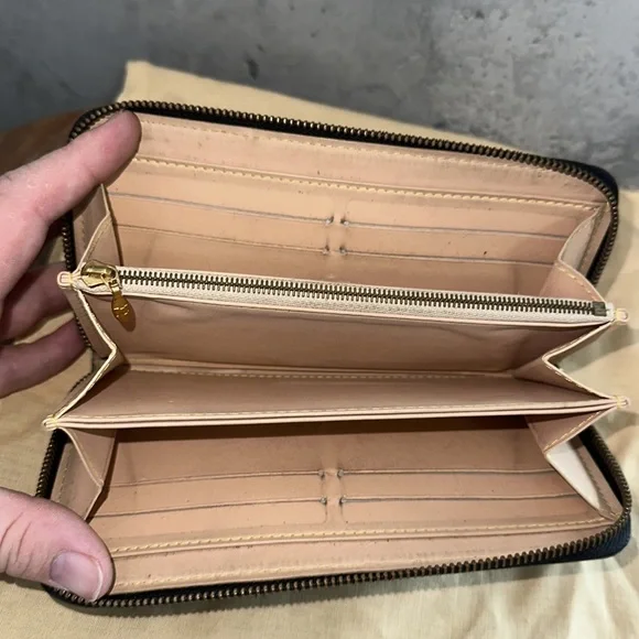 Louis Vuitton multicolor noir zippy zip around wallet murakami - Picture 7 of 11